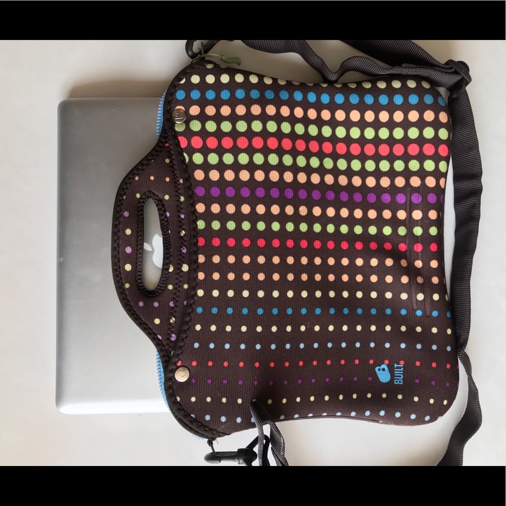 Soft Laptop Carrying Case by “Built” w/ strap